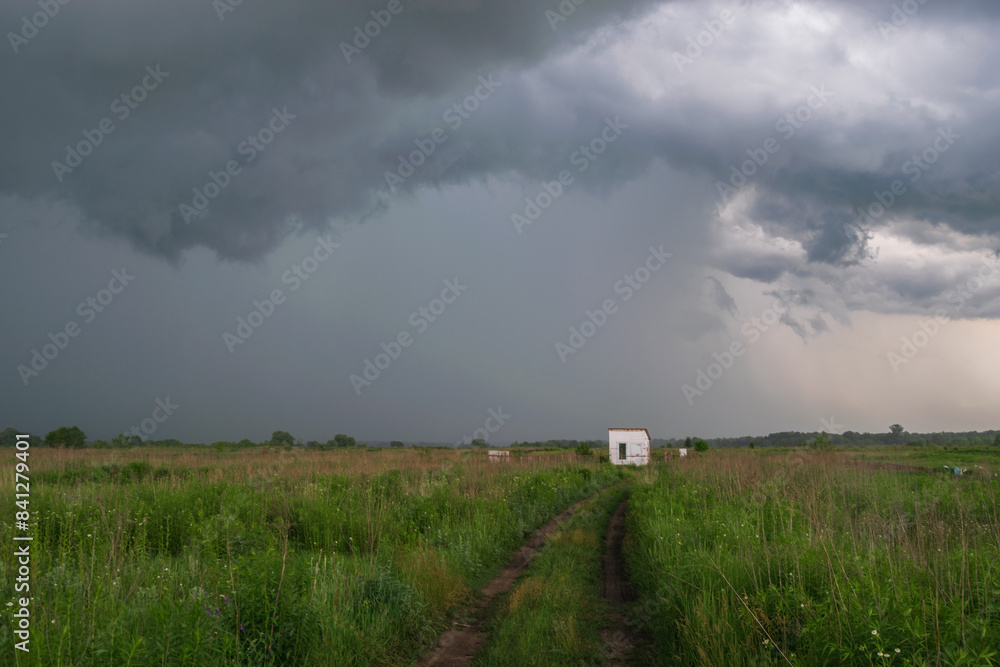 Fototapeta premium house in the field