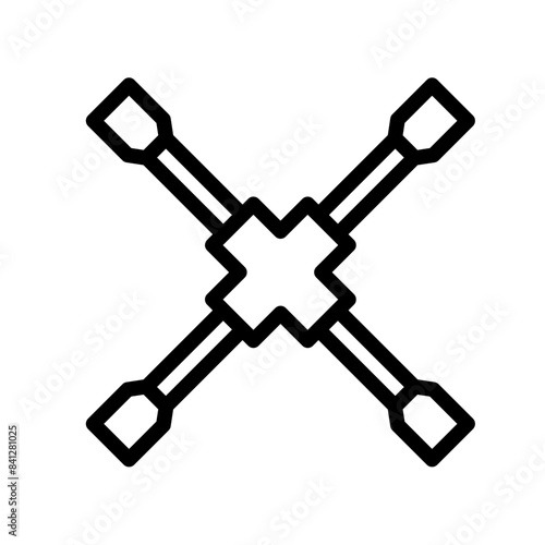 Lug Nut Wrench Icon