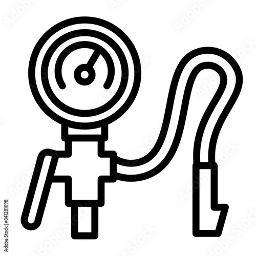 Tire Pressure Gauge Icon