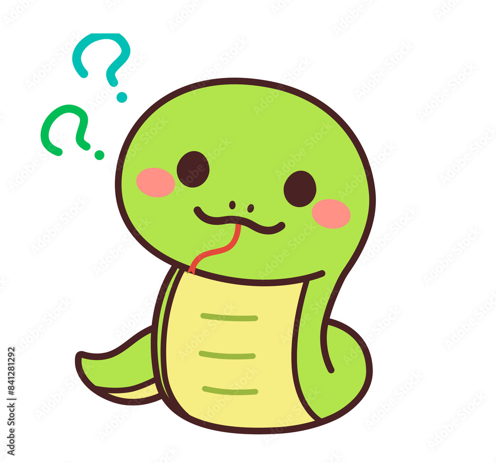 Obraz premium 巳のかわいいキャラクター ？ イラスト素材