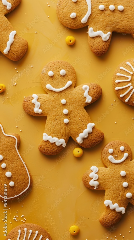 National Gingerbread Day concept with copy space area for text National Gingerbread Day concept with copy space area for text