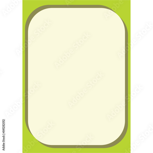 Green sheet of paper with shadow. Geometric background.Vector Illustration. Abstract Color background design. Fluid gradient composition. Creative illustration for poster, web. Flayer.