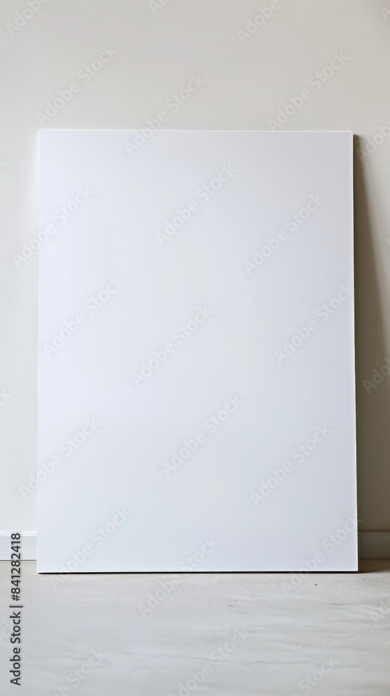 Blank white magnetic sign standing against a colorful background outdoor Blank white magnetic sign standing against a colorful background outdoor
