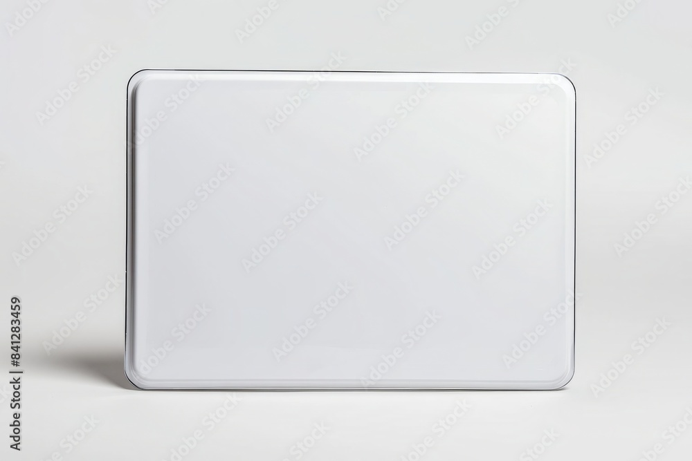 Blank white plastic sign with potential for creative customization. Blank white plastic sign with potential for creative customization.