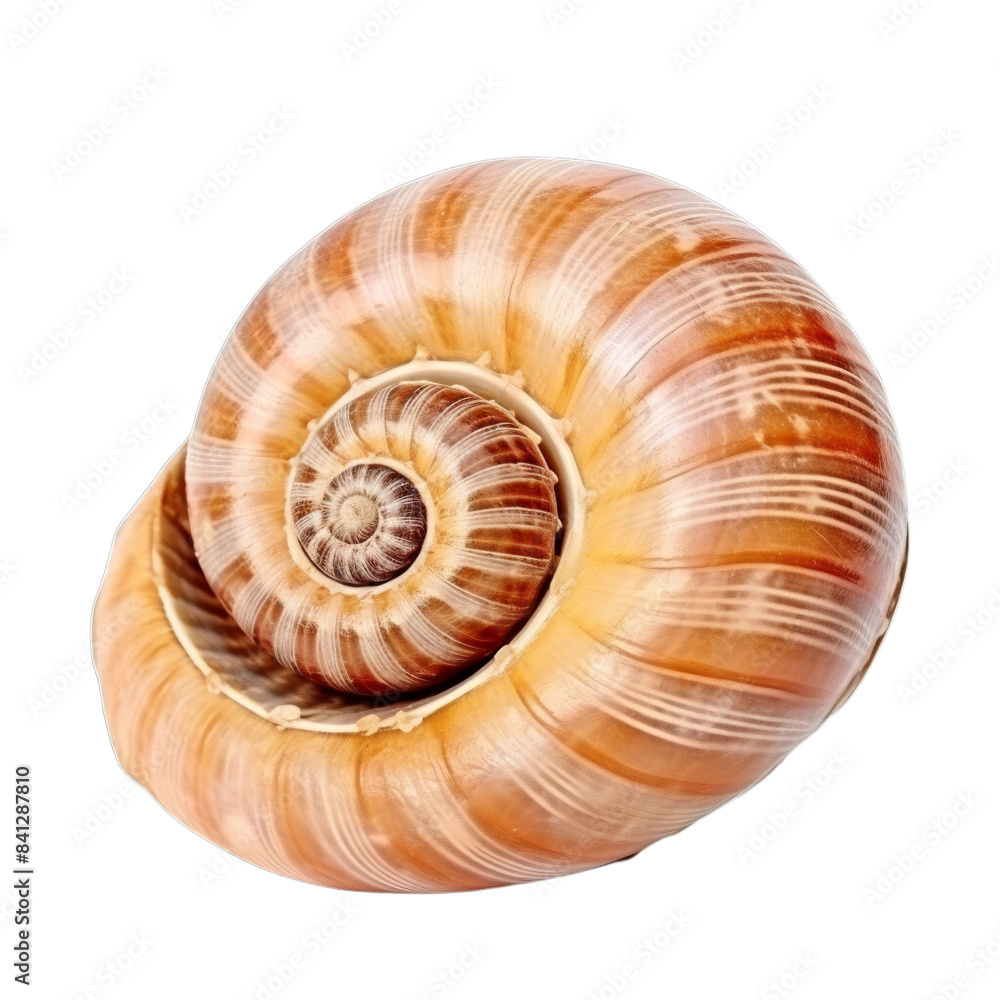 Close-up of a beautifully patterned snail shell, showcasing its intricate spiral design and stunning natural colors. Close-up of a beautifully patterned snail shell, showcasing its intricate spiral design and stunning natural colors.