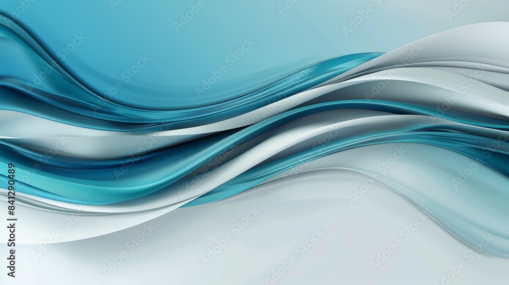 Abstract blue and white wavy background with a modern and elegant design. Abstract blue and white wavy background with a modern and elegant design.
