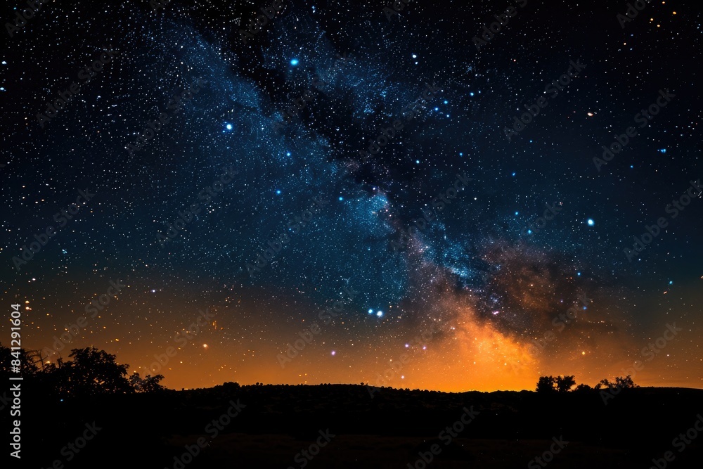 Fototapeta premium shining stars in the sky professional photography