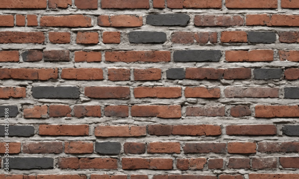 Close-up of red brick wall texture background Close-up of red brick wall texture background