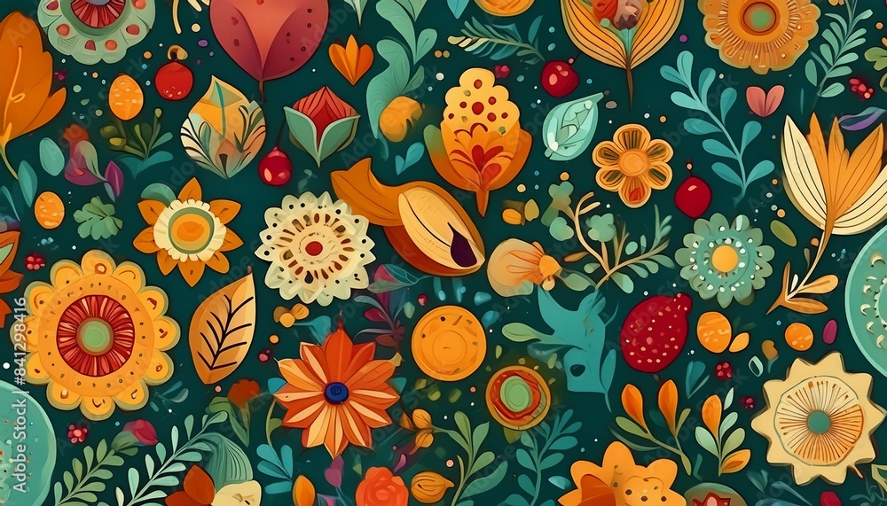 seamless floral pattern seamless floral pattern