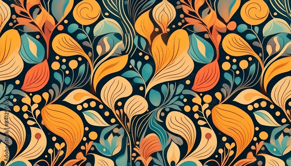 seamless floral pattern with flowers seamless floral pattern with flowers