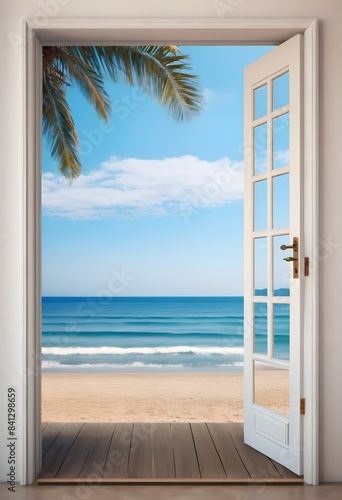 Coastal Retreat: Relaxing with a Beach View from the Window