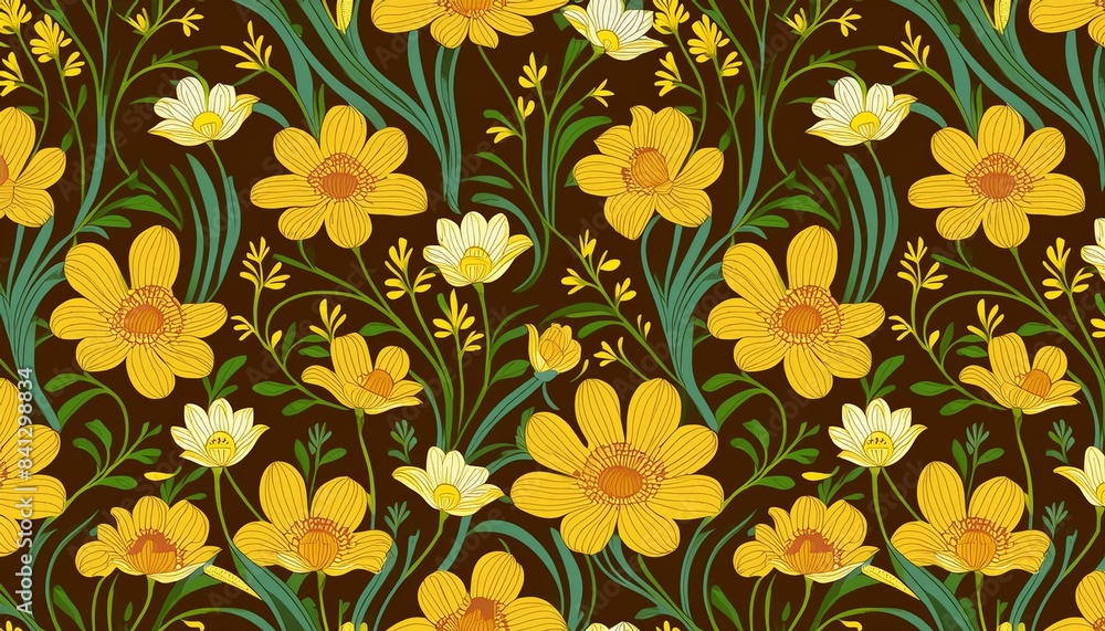 yellow flowers background yellow flowers background