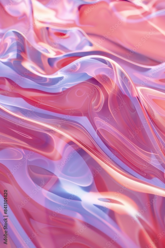 Obraz premium A close-up shot of a pink and purple abstract background with swirling patterns