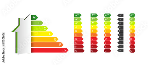 home energy efficiency rating. smart eco house improvement template. certification system element