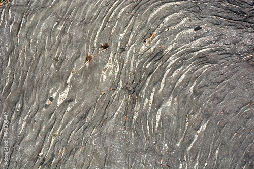 Slika na platnu Wavy asphalt when exposed to heat