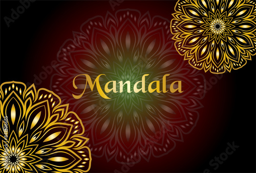 luxury ornamental mandala design background