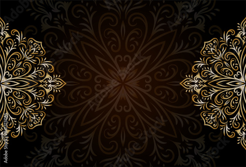 Luxury mandala arabesque ornamental background