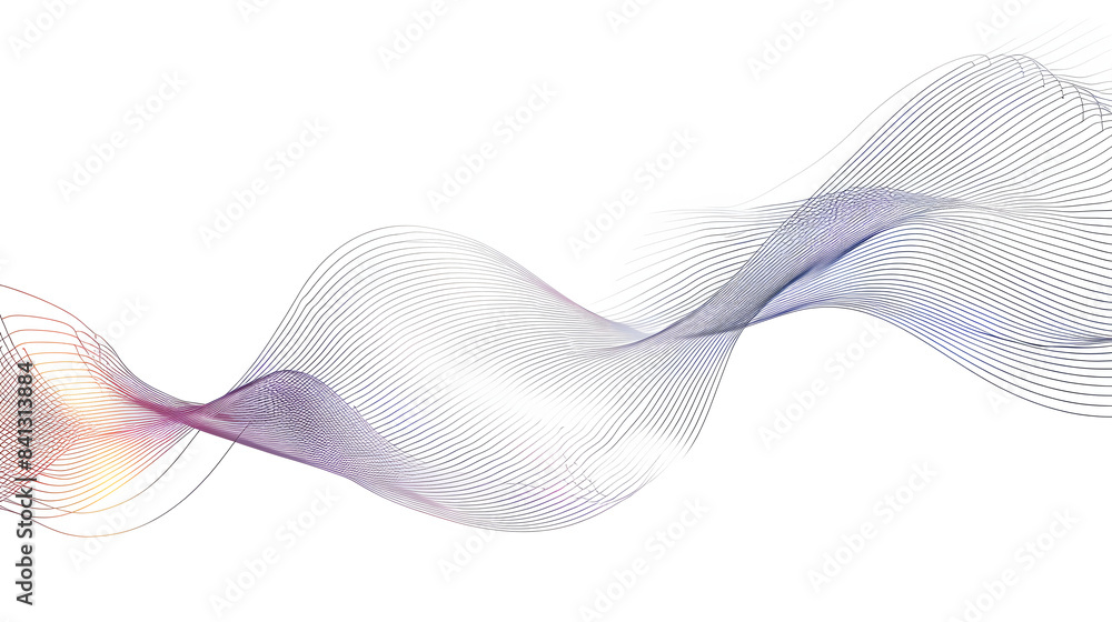 Vector line art background. wave pattern on white Vector line art background. wave pattern on white