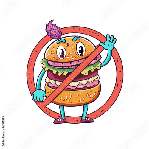 avoiding food or denying hunger