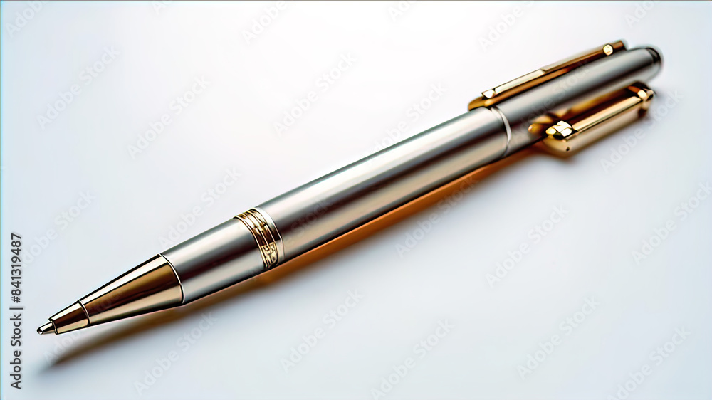 Fototapeta premium A luxury fountain pen (ballpoint) designed for smooth writing,