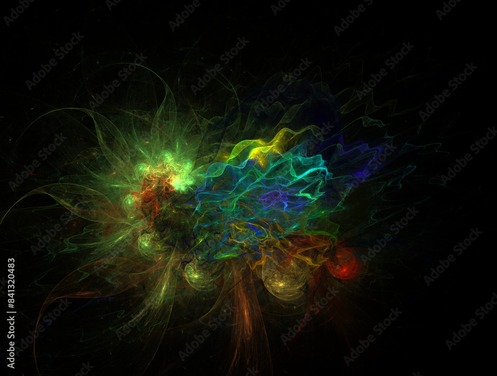 Imaginatory fractal abstract background Image Imaginatory fractal abstract background Image