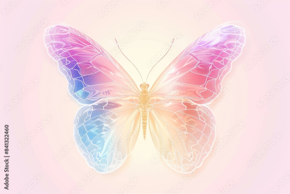 A close-up shot of a butterfly sitting on a pink surface, possibly a flower or a decorative item A close-up shot of a butterfly sitting on a pink surface, possibly a flower or a decorative item