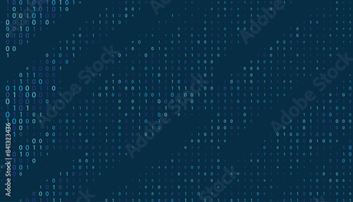 Abstract binary background for hackathon and other digital events.	