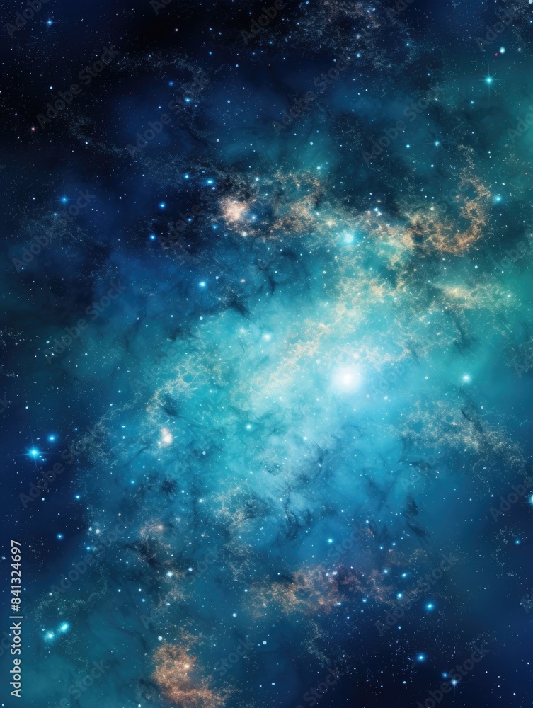 Space image of a galaxy filled with stars Space image of a galaxy filled with stars