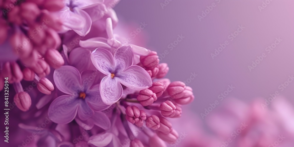 A close-up of a vibrant purple flower bunch A close-up of a vibrant purple flower bunch