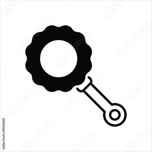 Rattle vector icon