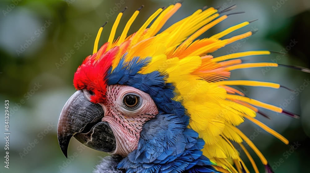 Obraz premium parrot Festa junina background, Brazilian party and Latin american festival. Generative AI 