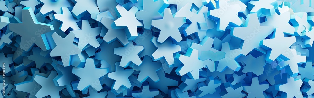 Simplified Abstract Blue Medical Crosses Simplified Abstract Blue Medical Crosses