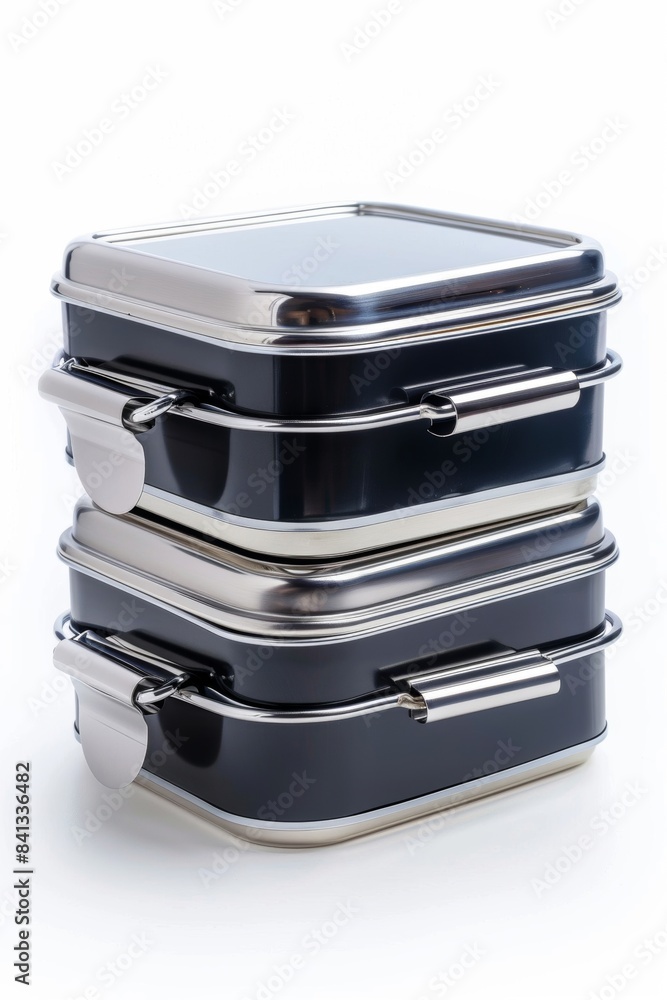 The eco-friendly stainless steel lunchbox is a sustainable and reusable alternative. The eco-friendly stainless steel lunchbox is a sustainable and reusable alternative.