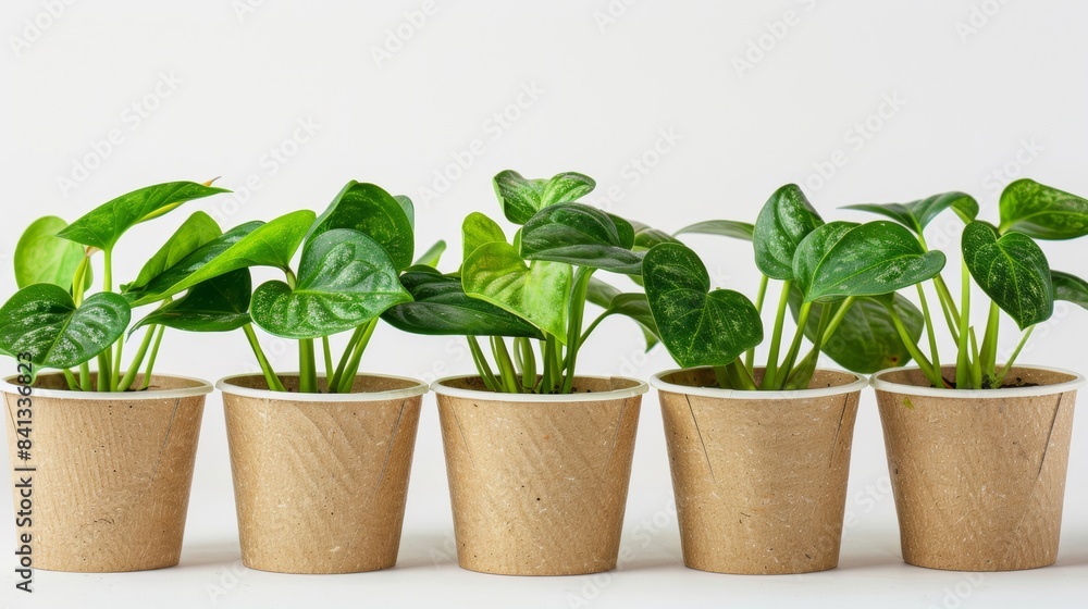 Biodegradable plant pots are eco-friendly containers made from natural materials. Biodegradable plant pots are eco-friendly containers made from natural materials.