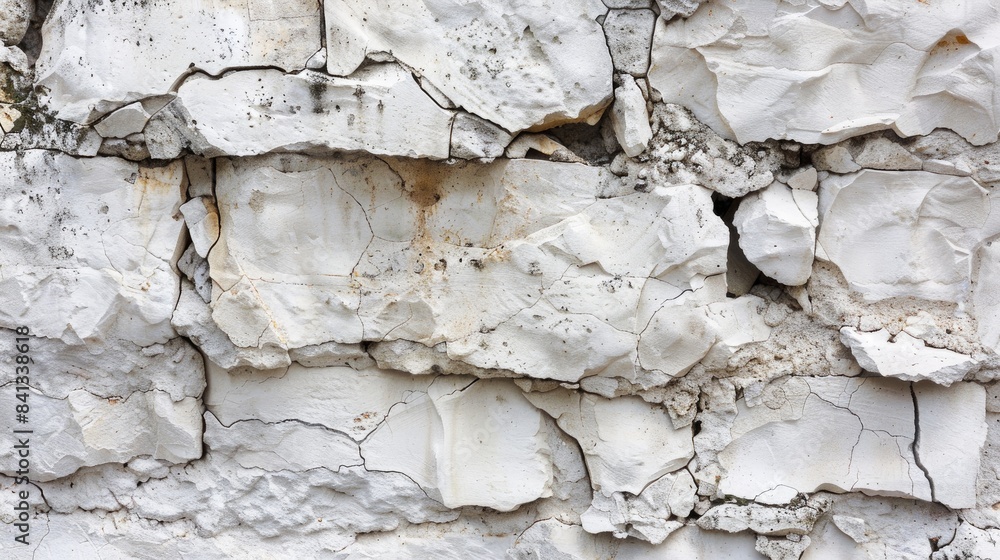 Abstract Background of Aged White Stone Wall Abstract Background of Aged White Stone Wall