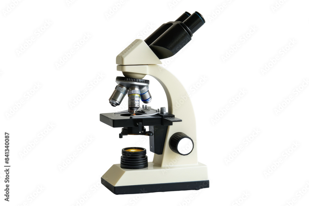 Microscope Isolated on White Background Microscope Isolated on White Background