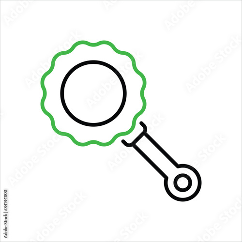 Rattle vector icon