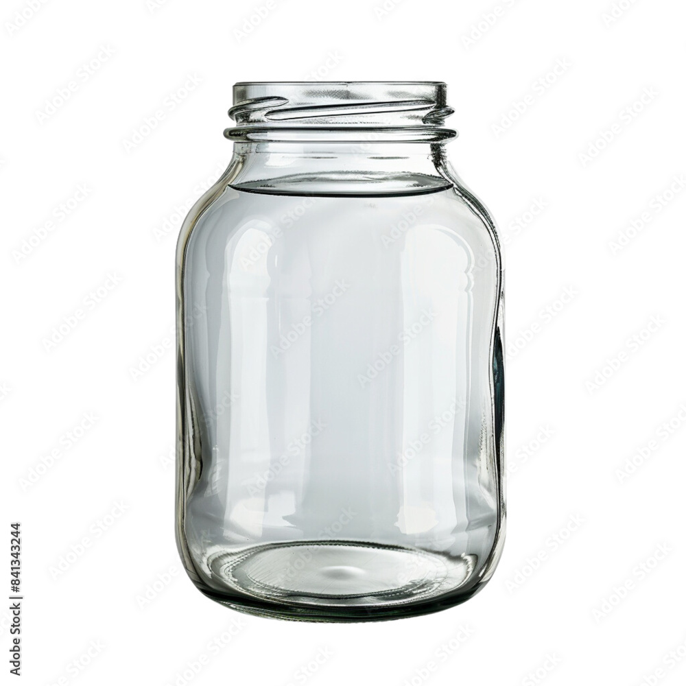 glass liter jar for liquids isolated on white background glass liter jar for liquids isolated on white background