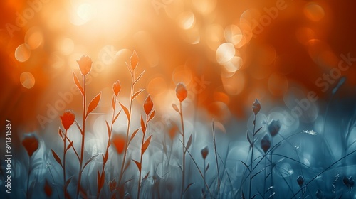 Idea life growth development stages from birth to death flowers growing towards sun, flower vibrancy stage hope