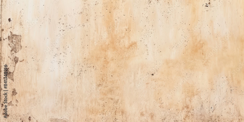 Fototapeta premium abstract wall plain cream color rough dirty broken concrete
