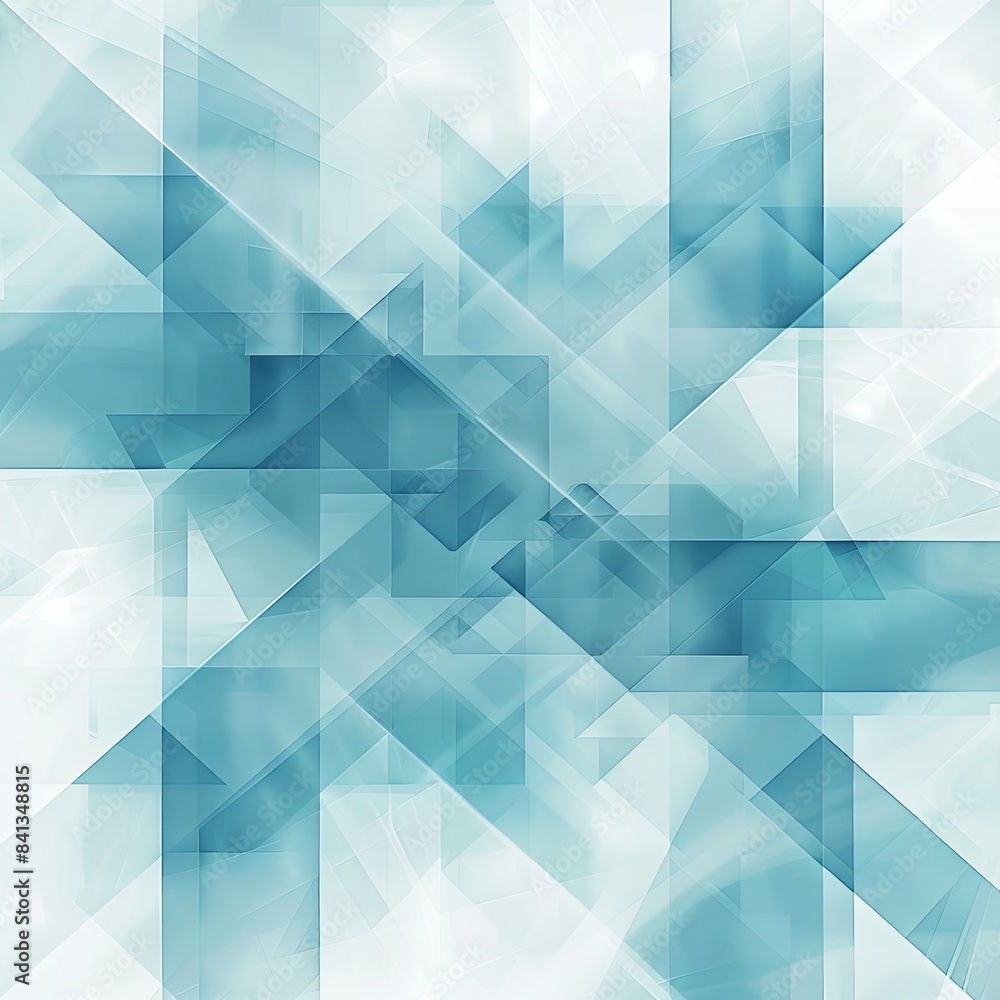 Obraz premium Simplified Abstract Blue Medical Crosses