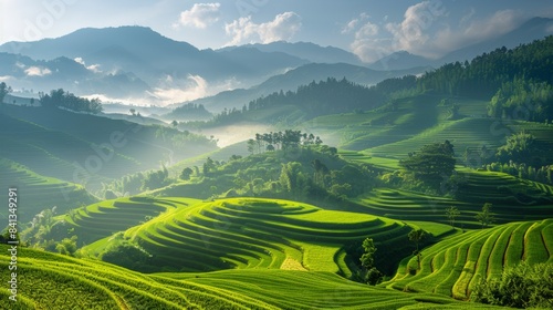 Tranquil Green Valley 