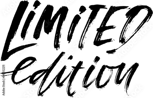 Limited Edition Modern Lettering Design.