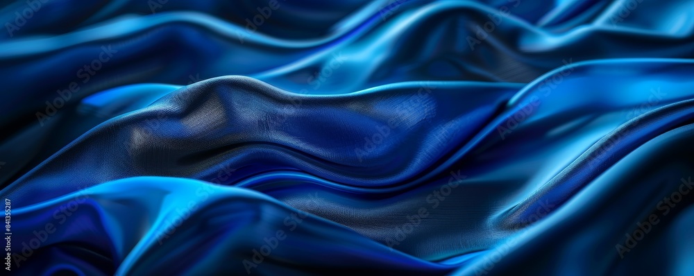 Abstract, luxurious fabric background with fluid waves or flowing folds Abstract, luxurious fabric background with fluid waves or flowing folds