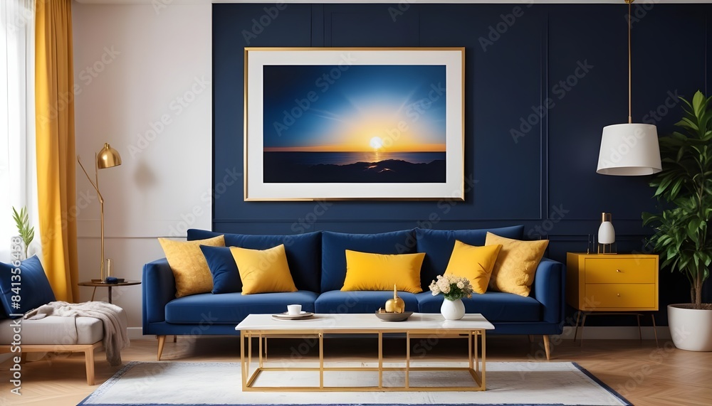 Fototapeta premium living room interior