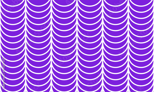 seamless pattern with purple waves, as repeat pattern row, replete image illustration, design for fabric printing 