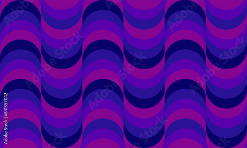 abstract pattern with lines, purple gradient waves repeat seamless pattern, vector curve lines abstract repeat tiling background, purple colored rhythmic waves, replete image design for fabric print