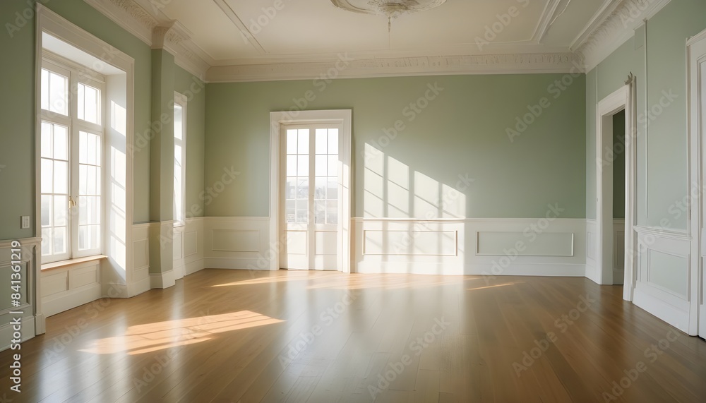 empty room with windows empty room with windows