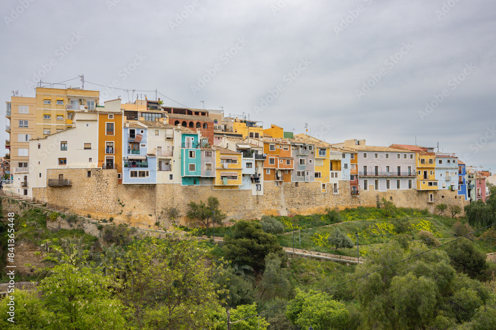 Obraz premium Colorful town of Villajoyosa in Alicante (Spain)
