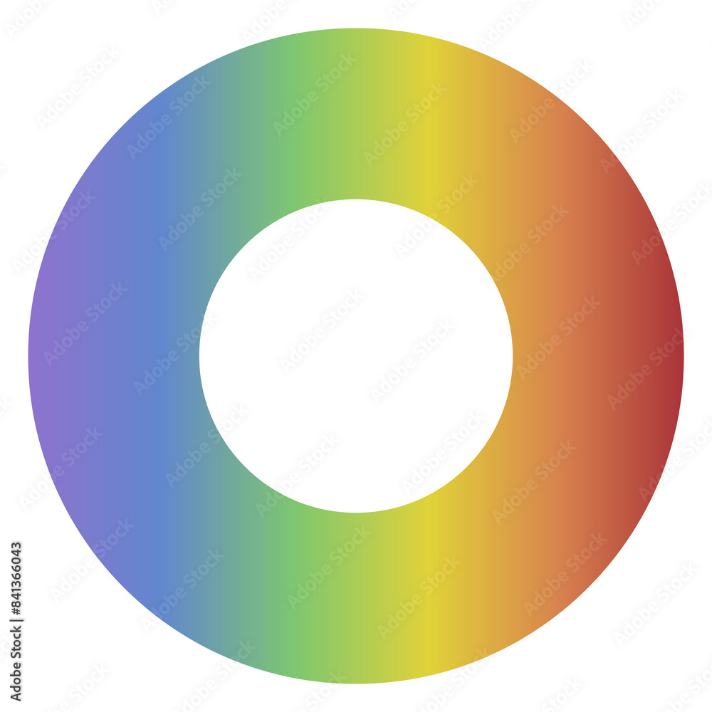 Rainbow shape illustration element for sticker Rainbow shape illustration element for sticker